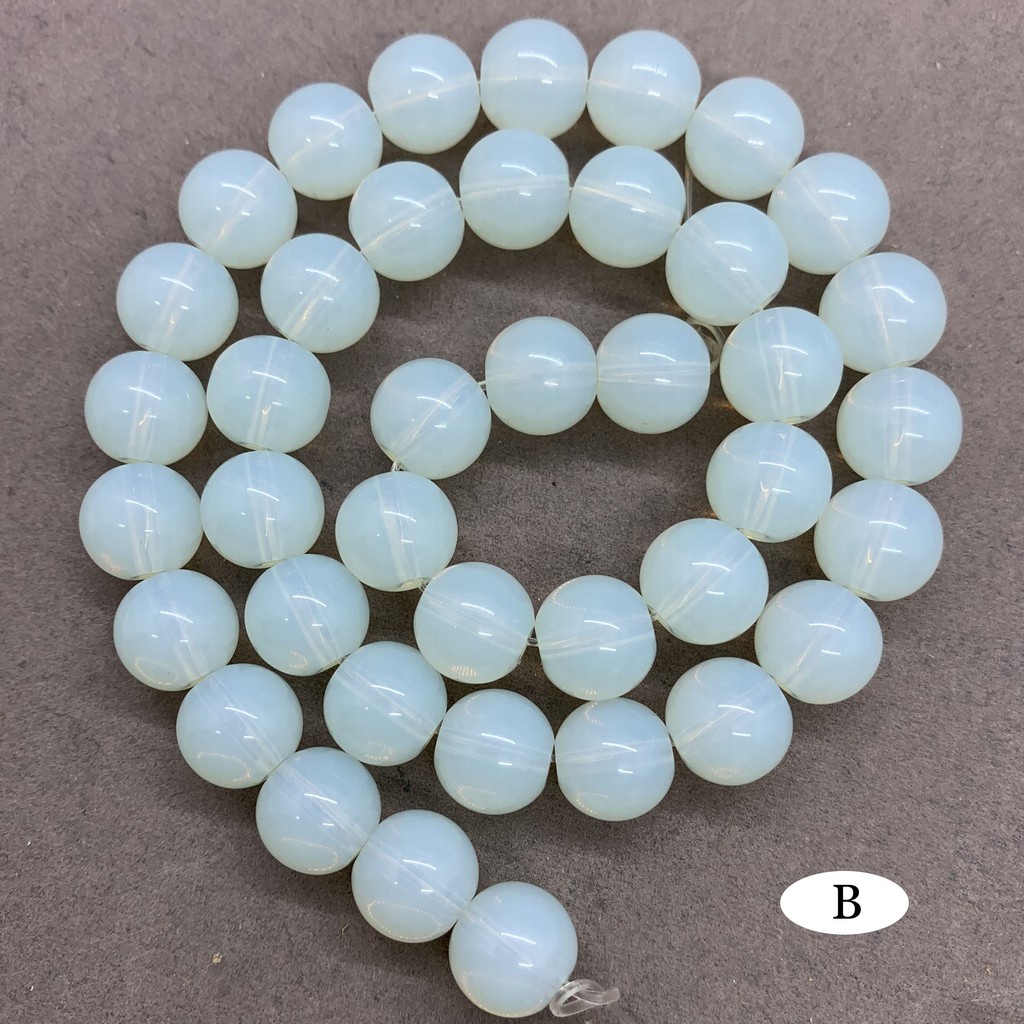 Chuỗi hạt đá opal kích thước 4-12mm dùng làm trang sức thủ công