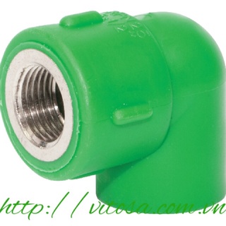 Co ren trong 25x3/4 Cút ren phụ kiện ong nước nóng PPR