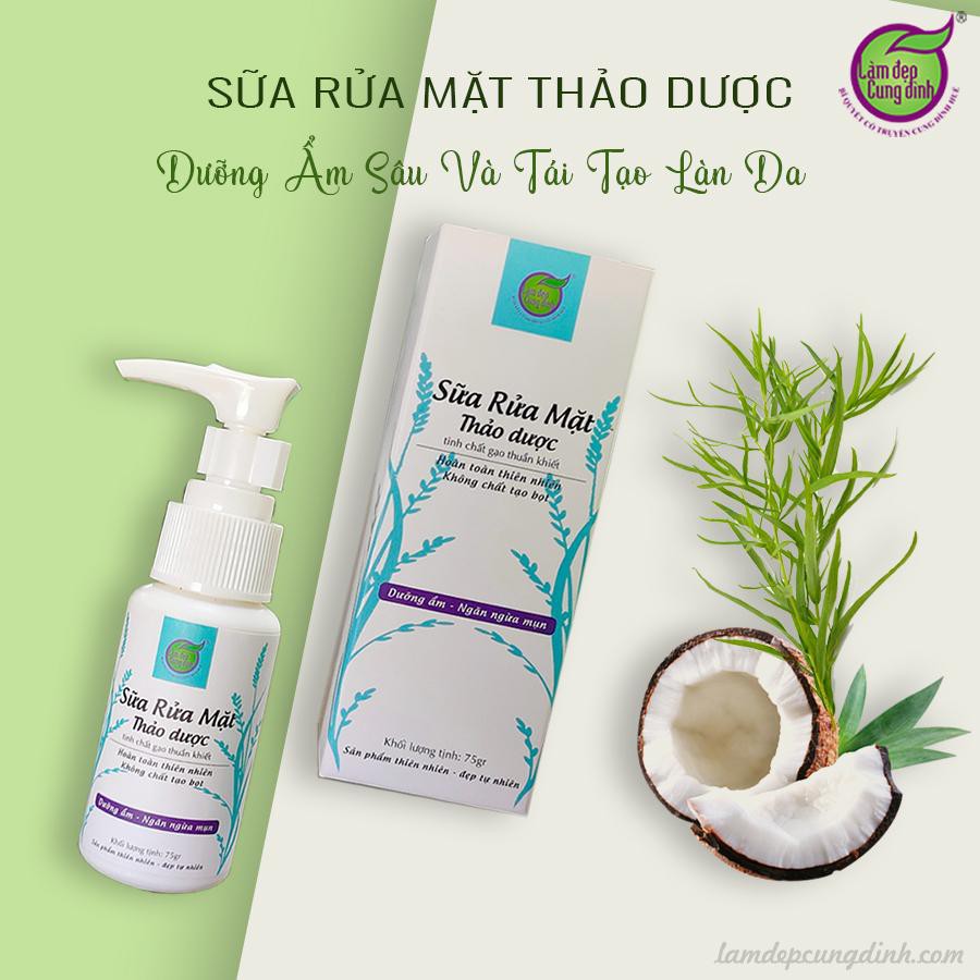 Sữa rửa mặt thảo dược Cung Đình