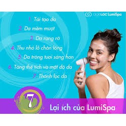 {Chính hãng} MÁY RỬA MẶT NÂNG CƠ LUMISPA (Gồm 1 máy + 1 Sữa rửa mặt)