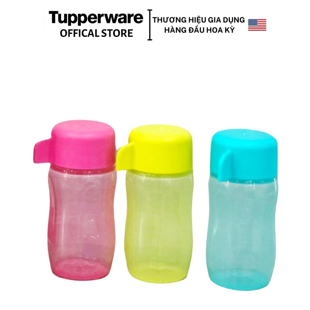 Bộ bình nước Tupperware Eco Bottle 90ml - Bảo hành trọn đời - Nhựa nguyên sinh