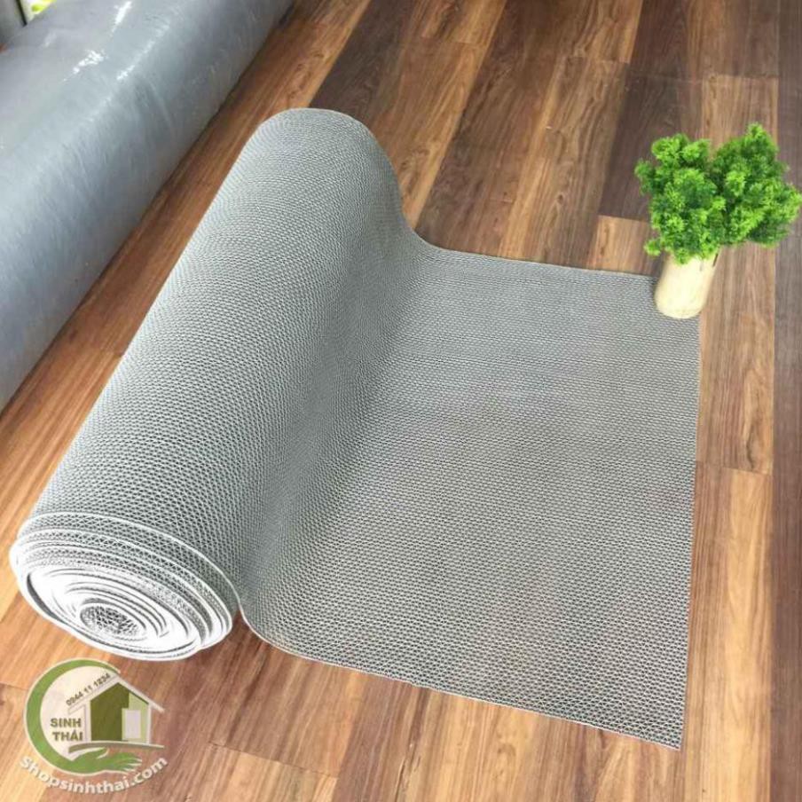 Thảm nhựa lưới chống trơn màu xám - khổ 90cm