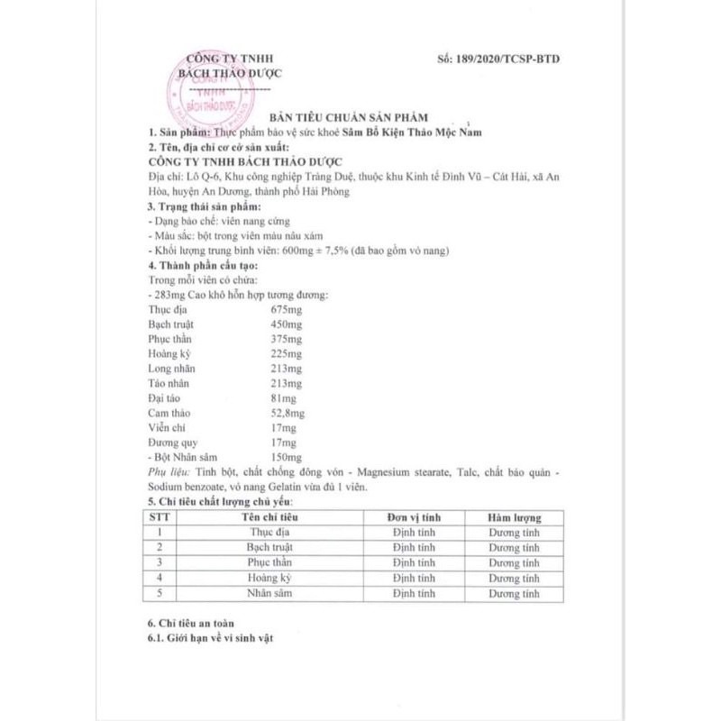 THẢO MỘC NAM 40 viên | BigBuy360 - bigbuy360.vn