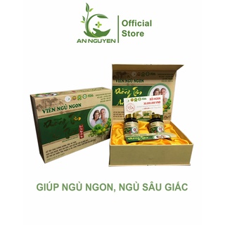 Viên ngủ ngon dưỡng tâm an thần - Hộp 2 lọ x 30 viên