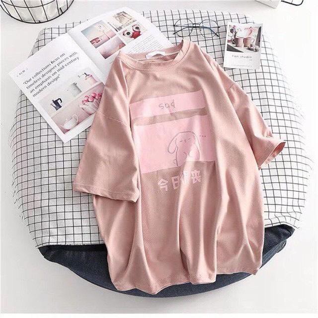Áo phông form rộng tay lỡ unisex - Áo thun họa tiết đáng yêu - Sỉ áo thun số lượng lớn