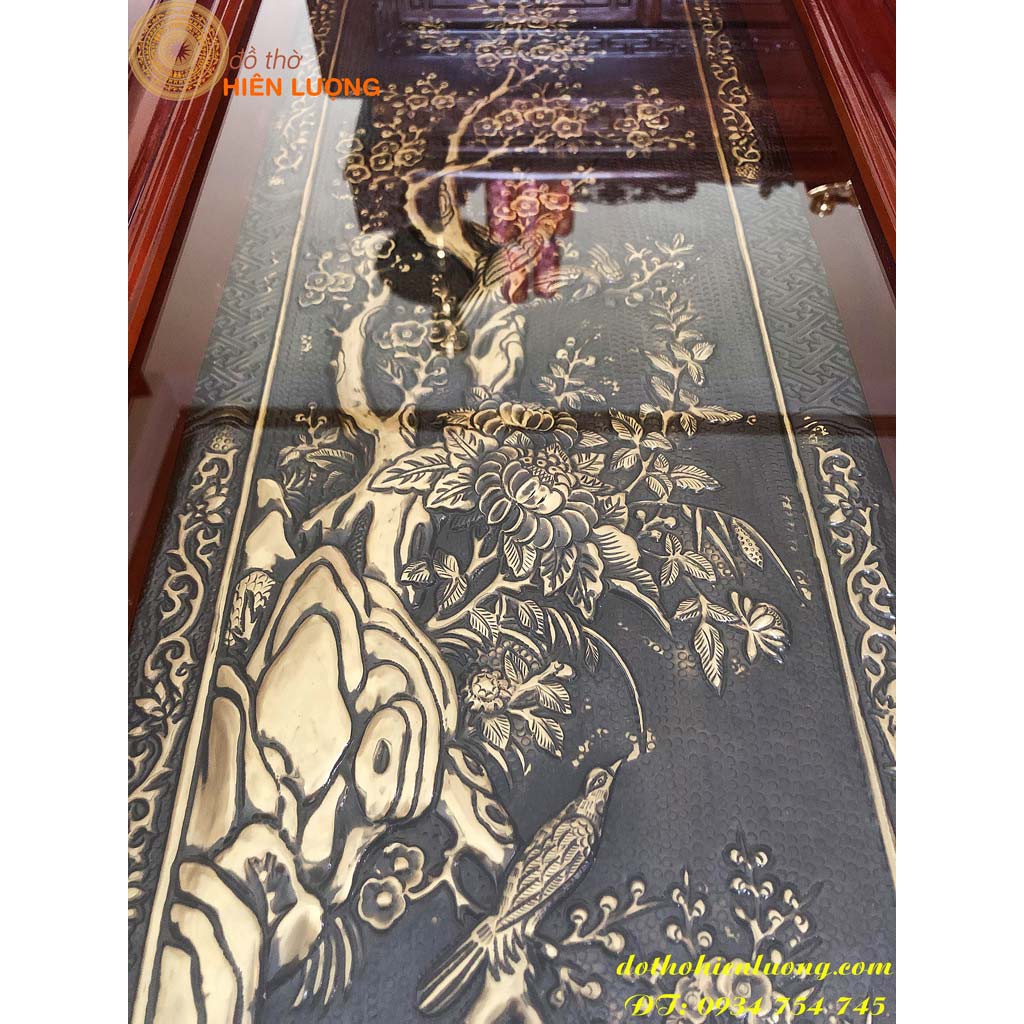 Tranh Tứ Quý Xuân-Hạ-Thu-Đông -  Tranh Đồng Phong Thủy - Đồ Phong Thủy
