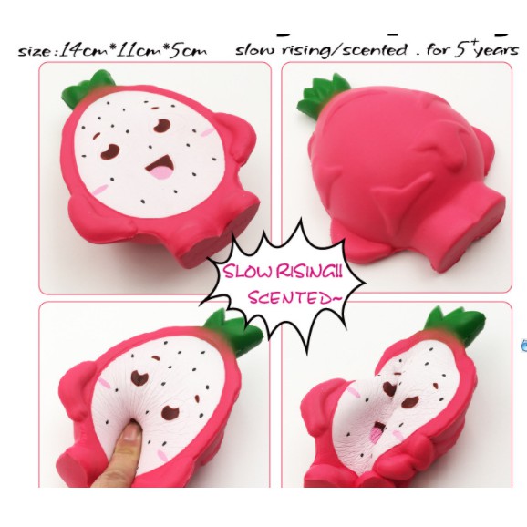 Squishy Nữa Trái Thanh Long | BigBuy360 - bigbuy360.vn