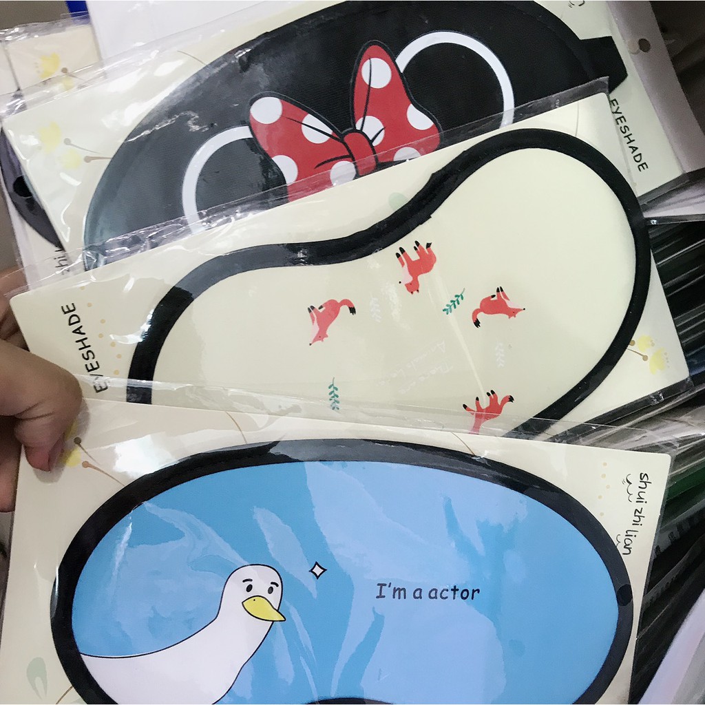 Bịt mắt ngủ hình siêu cute nhiều hình