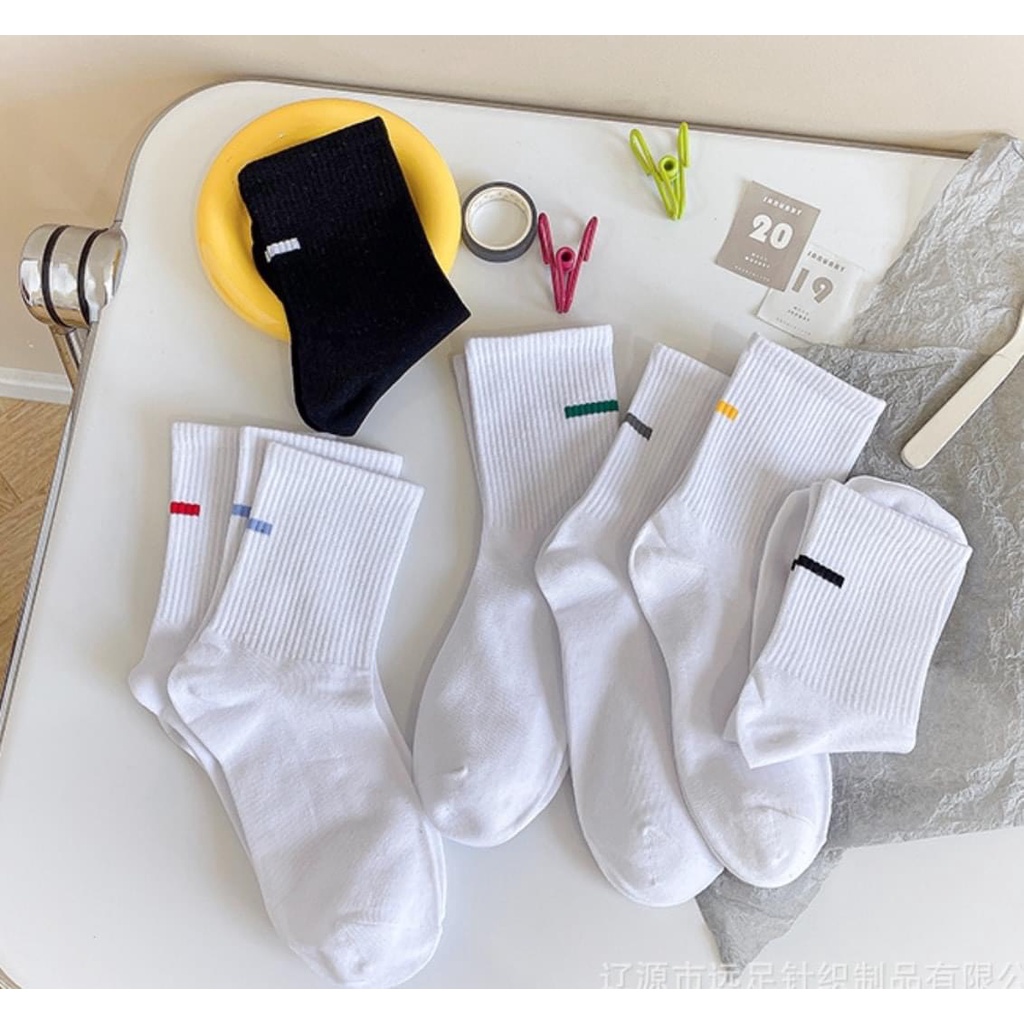 Tất cổ cao nam nữ vớ gạch gót cotton kháng khuẩn thời trang hàn quốc giá rẻ MRSOCKS VC080