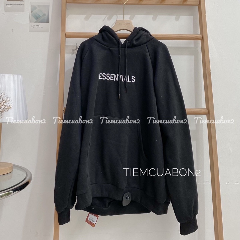 Hoodie essentials bảng màu nhiều chất dày dặn cả nam và nữ mặc được | BigBuy360 - bigbuy360.vn