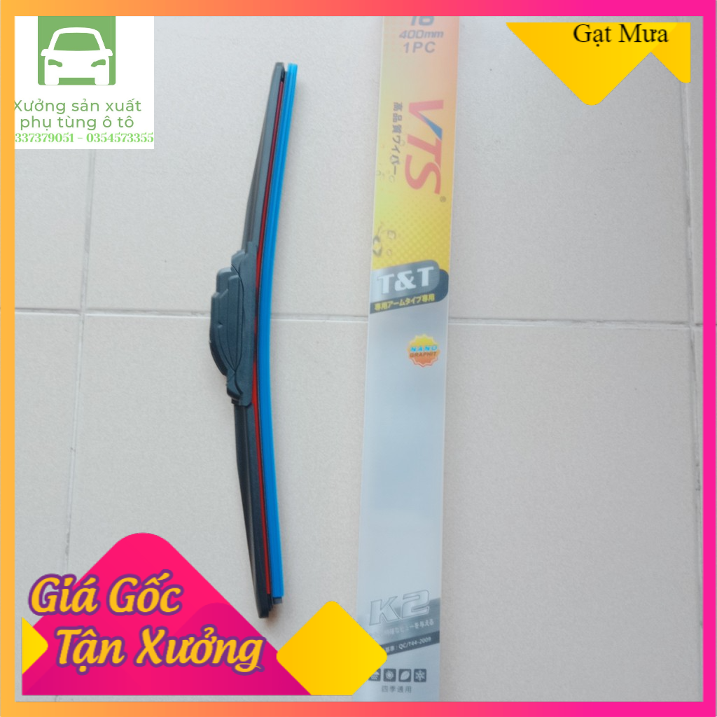 Gạt mưa silicon đa năng mềm VTS - Phù hợp với tất cả dòng xe - Bảo hành 6 tháng