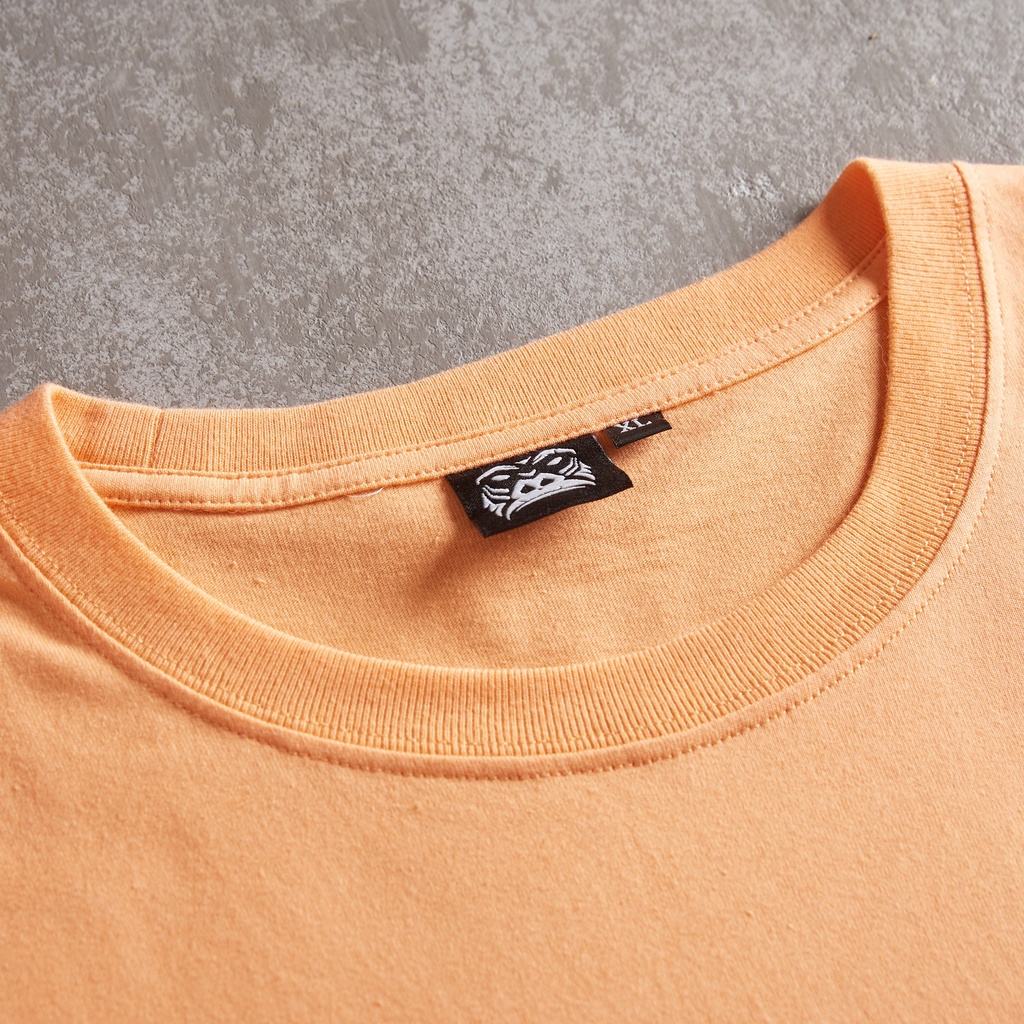 Áo Thun Trơn Tay Dài Gori Vintage | Cam Nhạt Form Rộng Thiết Kế Unisex