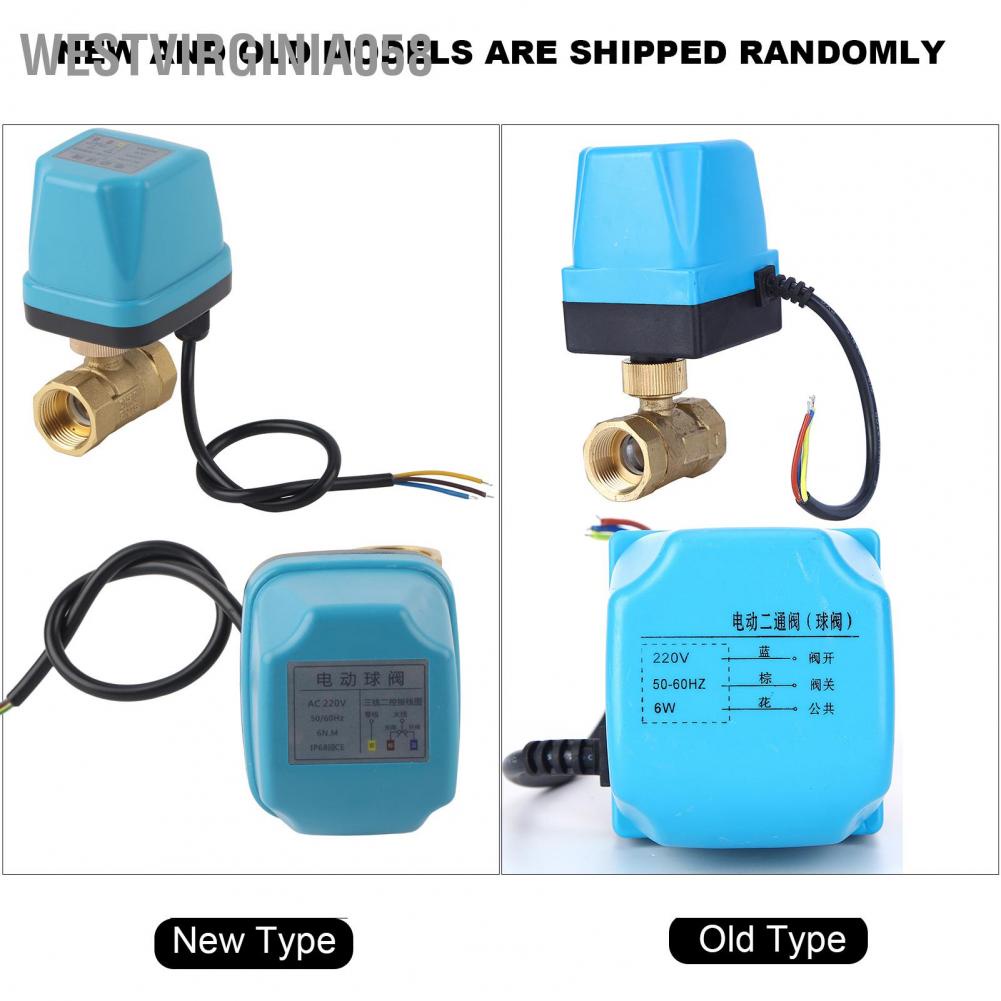 Có thể bán buôn Van bi điện 2 chiều 3 dây điều khiển Bảo vệ IP54 Động cơ đồng bộ Blue AC220V Hàng giao ngay Westvirginia058
