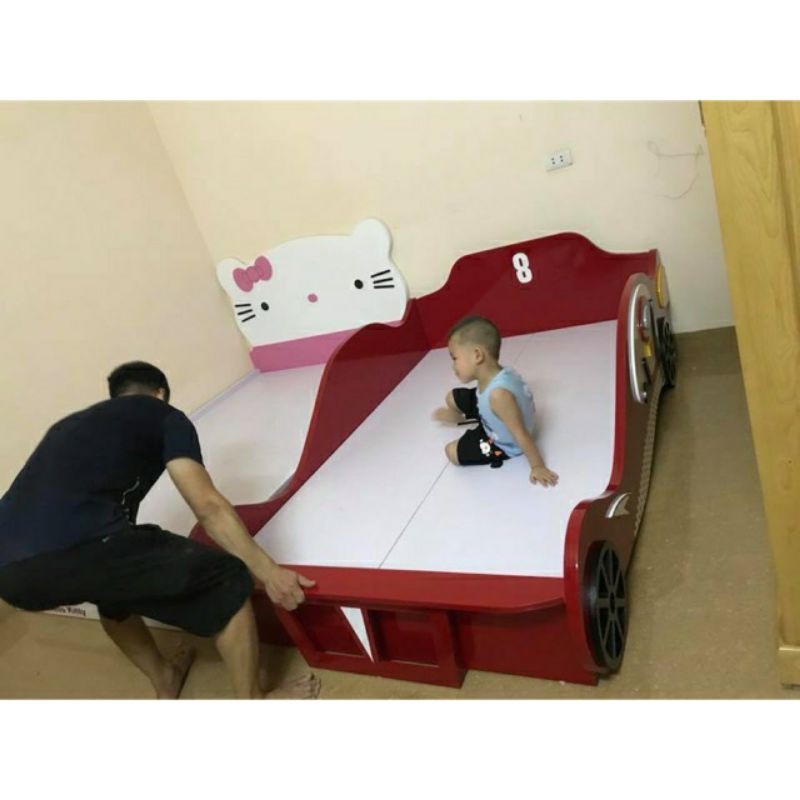Giường mèo hello kitty cho bé 1m9 | BigBuy360 - bigbuy360.vn