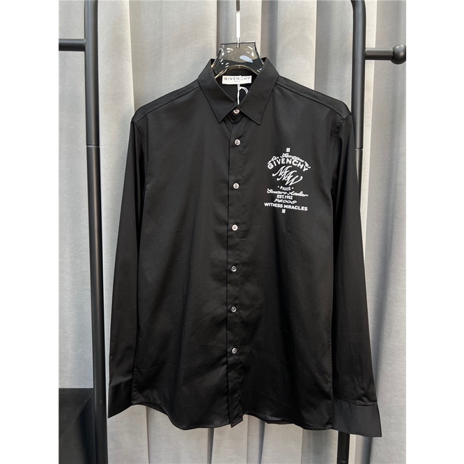 Áo Sơ Mi Cotton Dài Tay In Chữ Thời Trang Nam Mới 2022 Size M-4XL