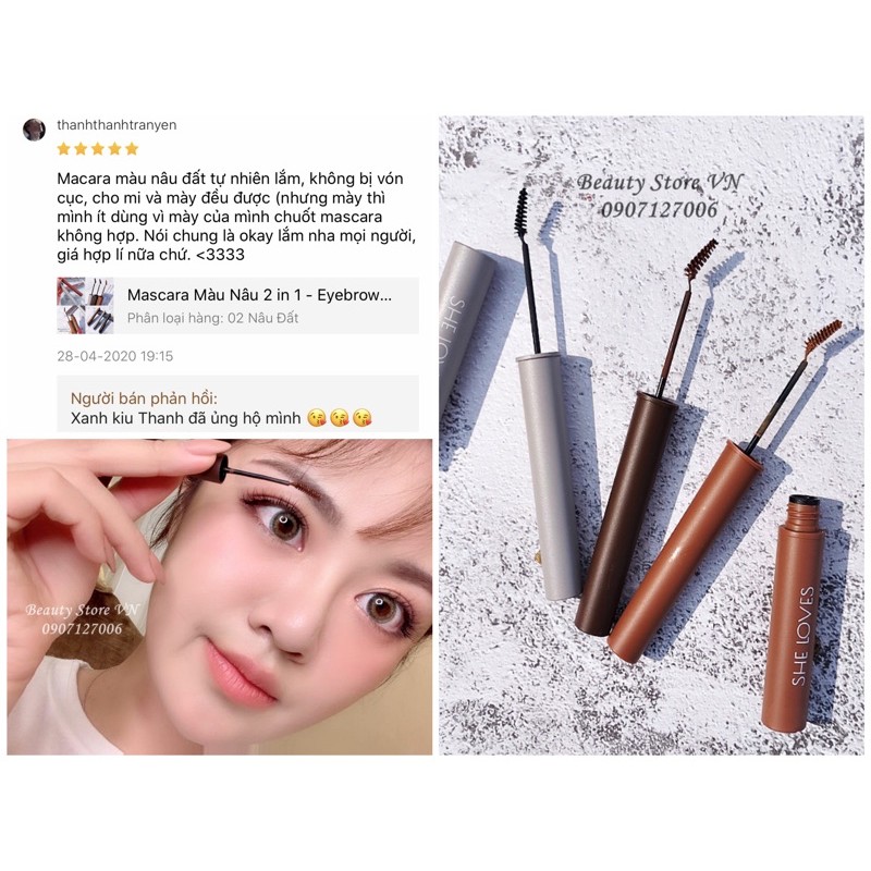 Mascara Lông Mày Màu Nâu Chống Thấm Nước Cao Cấp | BigBuy360 - bigbuy360.vn