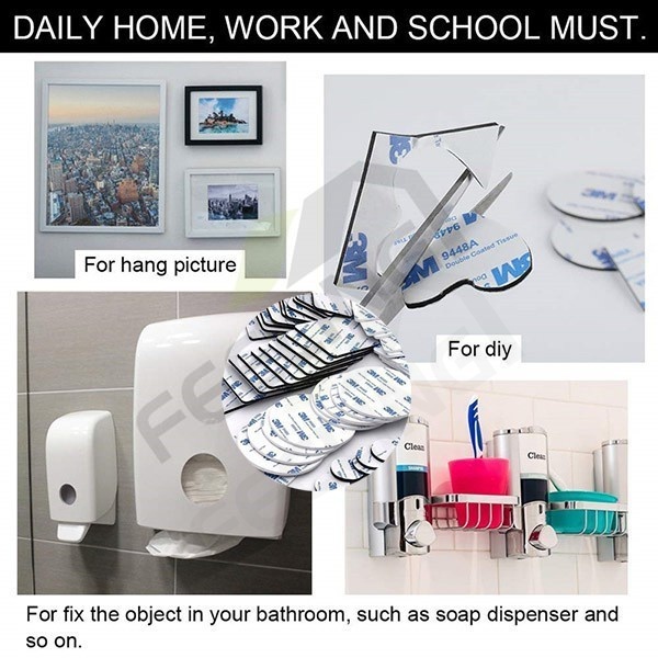 FEELING 🔥Miếng dán tường có chất kết dính mạnh 3M EVA, Gắn băng keo acrylic hai mặt tự dính, hai mặt Gắn băng dính