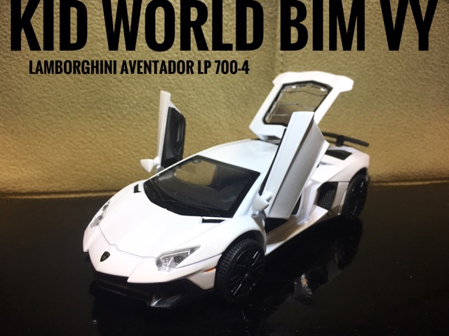 Xe mô hình Lamborghini Aventador LP 700-4. Tỷ lệ 1:32.