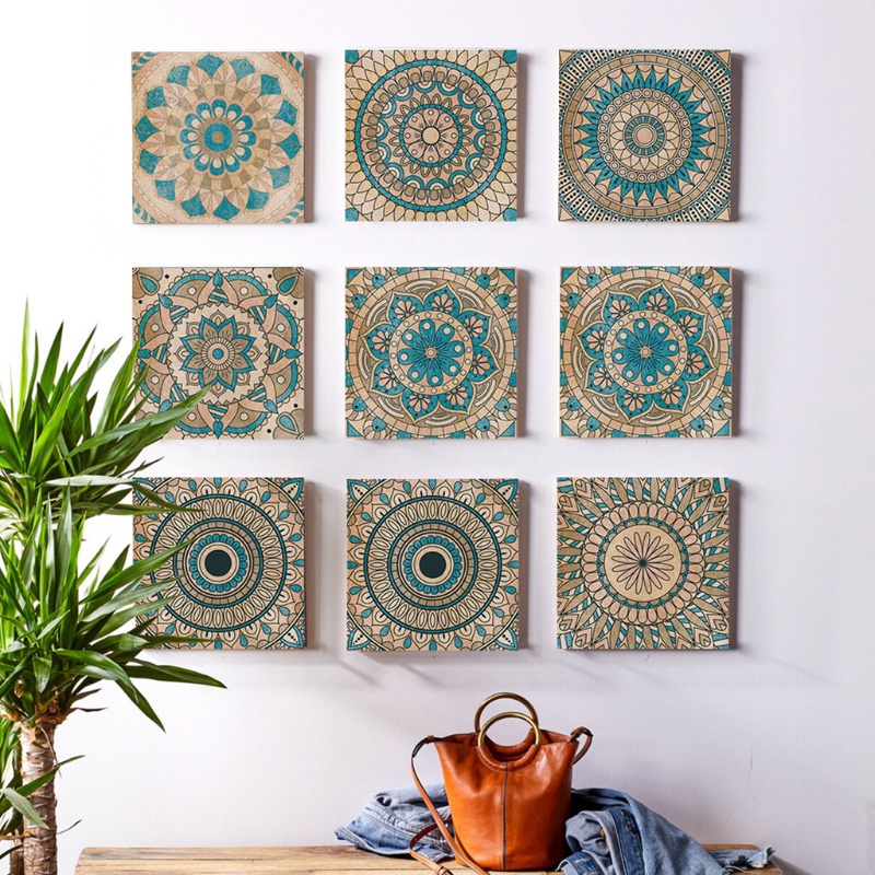 Set 10 Miếng Dán Cầu Thang Chống Văng Nước Tiện Dụng