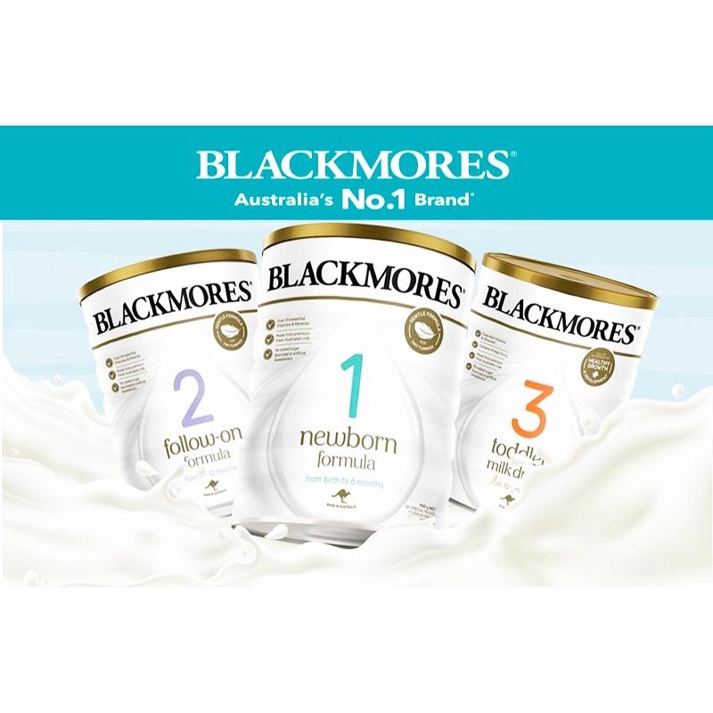 Sữa Blackmores Úc 900g đủ số 1,2,3 hàng Air- Date mới nhất