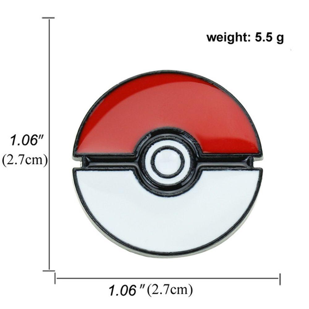 PRESTON Huy Hiệu Cài Áo Hình Quả Bóng Pokemon Hoạt Hình