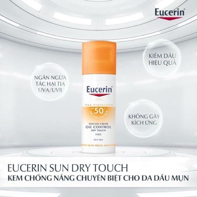 KEM CHỐNG NẮNG-EUCERIN SUN Oil control sungel spf 50+ Date 2024