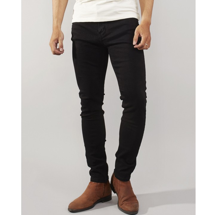 Quần Bò Nam Dáng Trơn Chất Mềm Mịn Màu Xanh Đậm Ống Vừa | BigBuy360 - bigbuy360.vn