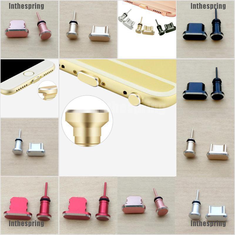 Nút Bịt Chống Bụi Cổng Sạc Usb 2 Trong 1