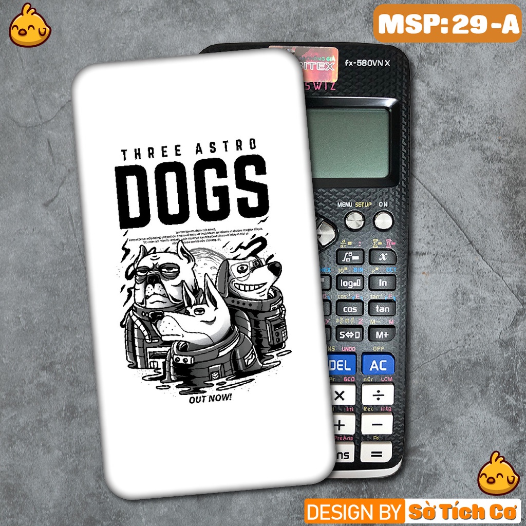 Miếng decal dán máy tính fx-570, fx-580, fx-880, Casio, Vinacal,... Cool Black White MSP: 29
