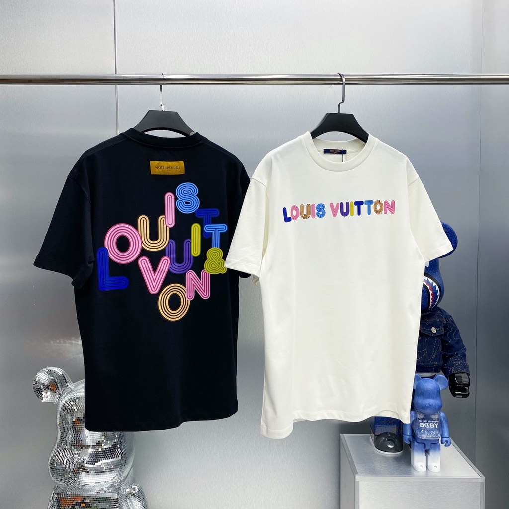 Áo T-shirt Louis Vuitton LV logo 7 màu SC