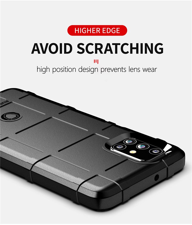 Ốp lưng da chống sốc sang trọng cho Samsung Galaxy M51