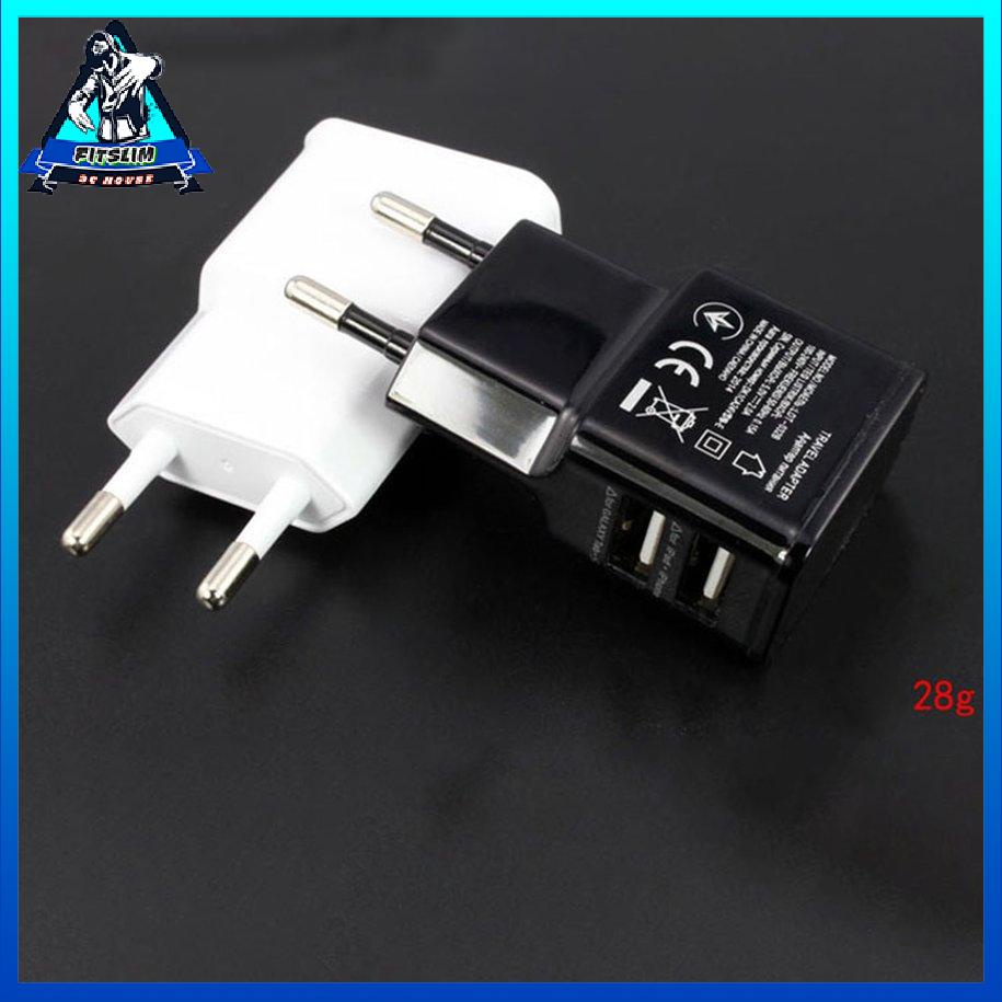 Bộ đổi nguồn Di động Bộ sạc điện thoại di động USB kép Di động Ổ cắm điện Du lịch [8/11]