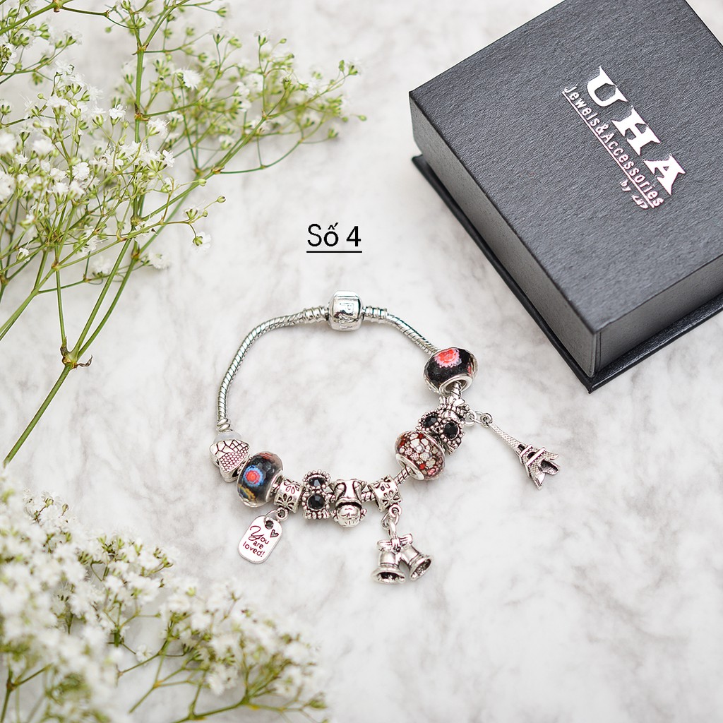 Vòng Đeo Tay Trang Trí UHA - Vòng Dream Catcher Xinh Xắn Dành Cho Nữ