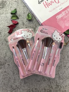 Bộ cọ trang điểm 5 món hello kitty Càula 447