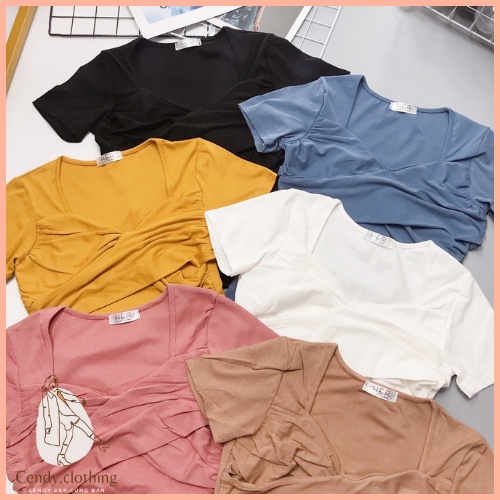 Áo Kiểu Xoắn Ngực CendyClothing CD027