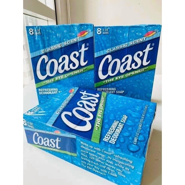 Chính Hãng- Xà bông diệt khuẩn Coast Set 8cục