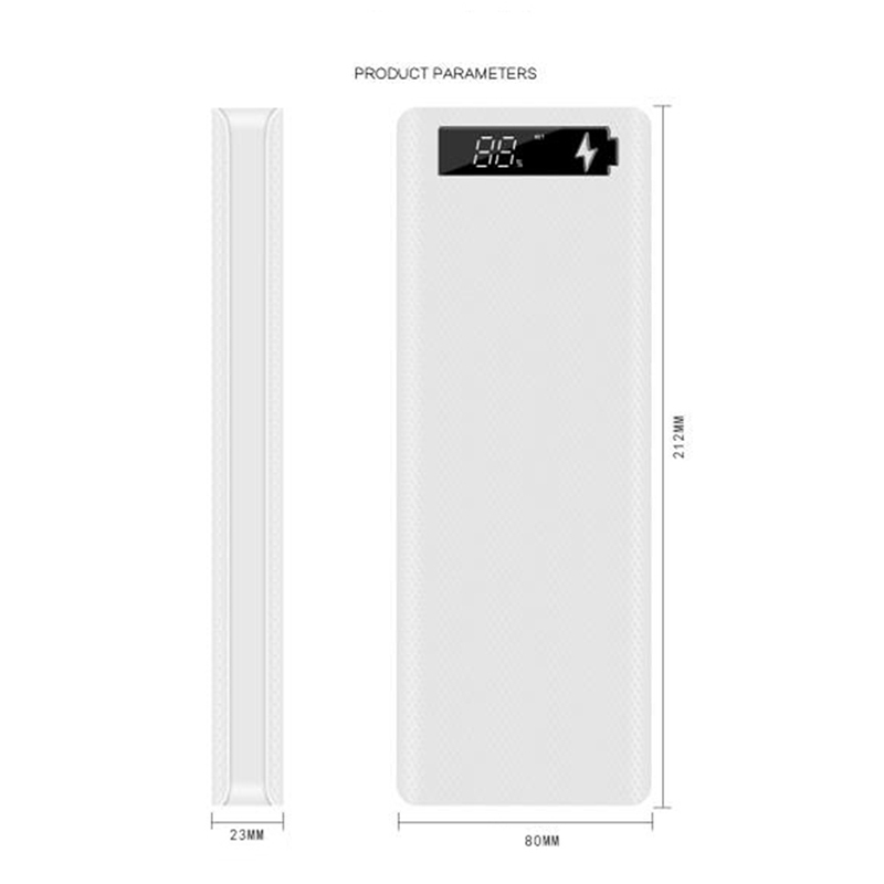 Hộp Sạc Dự Phòng Tự Lắp Ráp Sức Chứa 10 Pin 18650 Có Màn Hình Lcd Tiện Dụng | BigBuy360 - bigbuy360.vn