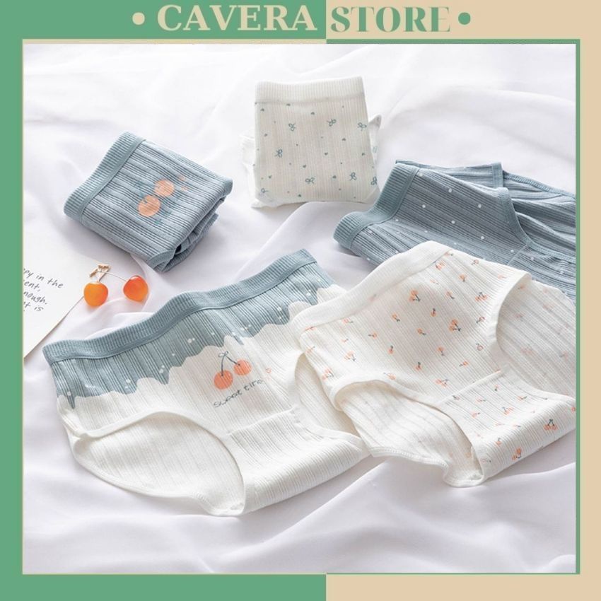 Quần lót nữ cotton Cao Cấp kháng khuẩn khử mùi họa tiết cute dễ thương tôn dáng - L1798