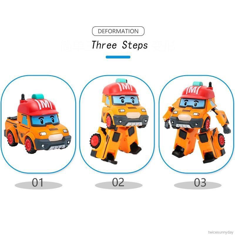 Mô hình xe robot biến hình nhiều hình dáng cho bé