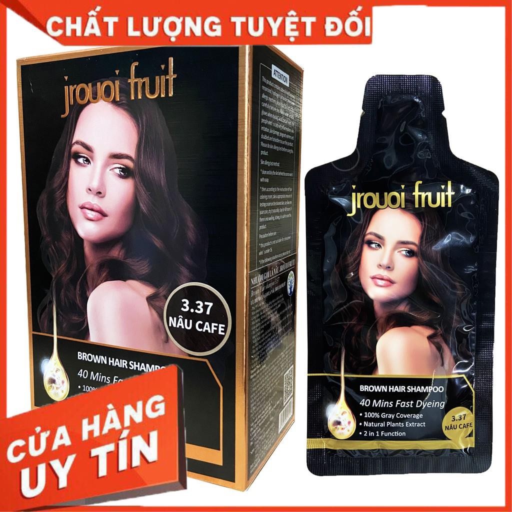 Dầu Gội Phủ Bạc Thảo Dược Màu Nâu Cà Phê Coffee