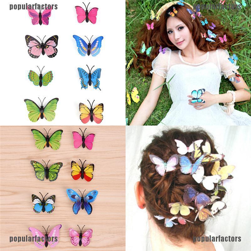 Bộ 5 Kẹp Tóc Hình Bướm Xinh Xắn