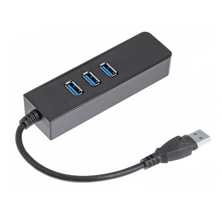 Cáp chuyển USB 3.0 của máy tính ra 3 cổng USB 3.0 và 1 cổng Lan Gigabit