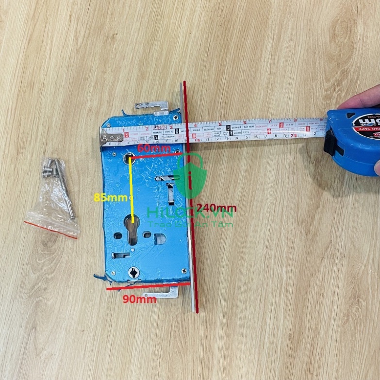 Lõi khoá, thân khóa 5050, 6068, 4585, 3585, 3085, 6085, 2885 dành cho khoá cửa vân tay: tuya, ttlock