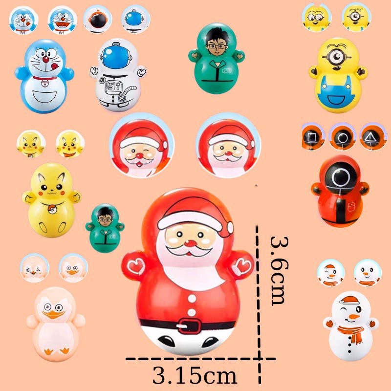 Lật Đật Mini Siêu Dễ Thương Siêu Đáng Yêu Đồ Chơi Cho Bé.