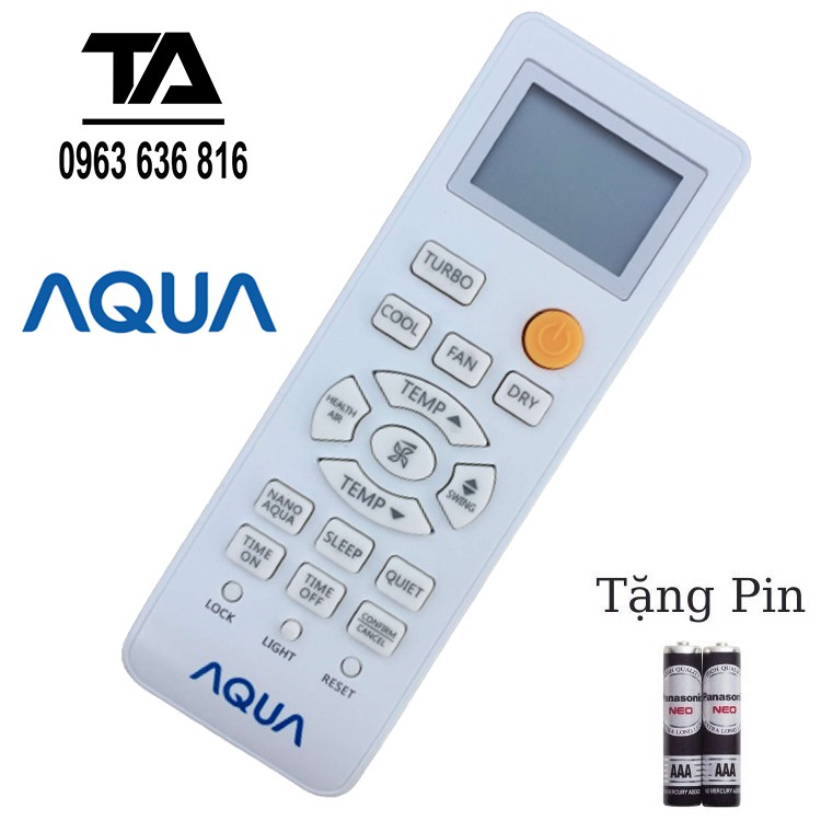 Điều khiển điều hòa Aqua┃Remote máy lạnh Aqua