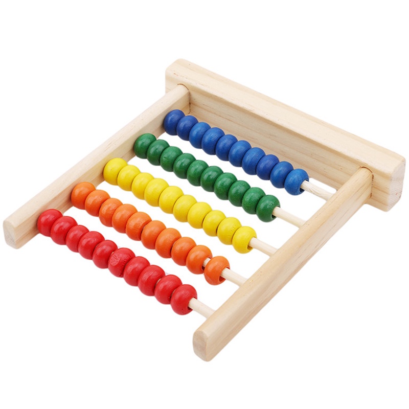 Bàn Tính Gỗ Đồ Chơi Giúp Bé Học Toán