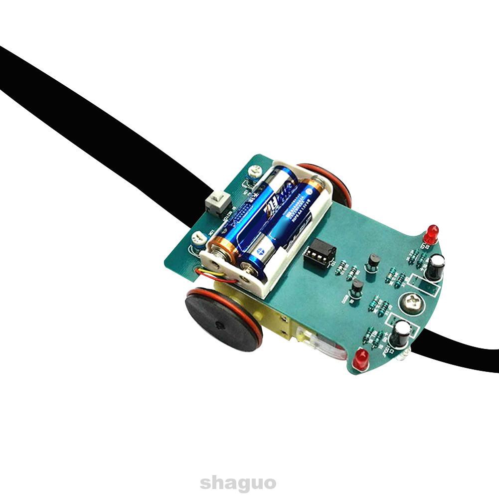 Kit Toy Car Tracking DIY School Competition Motor Electronics Robot Line Following Soldering Project