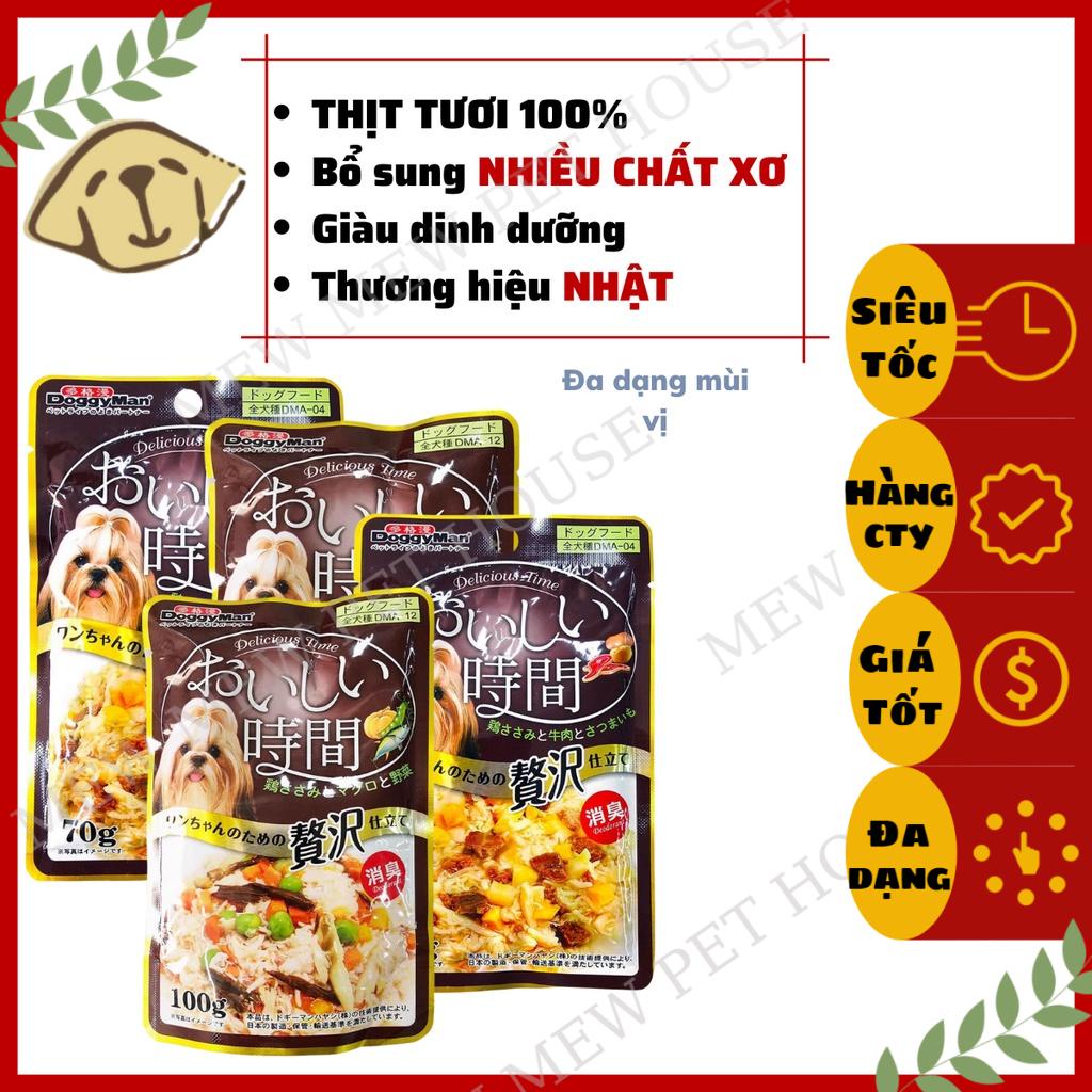 [Siêu Rẻ][Date xa]Pate Chó DOGGY MAN DELICIOUS Gói 70g Bổ Sung Dinh Dưỡng