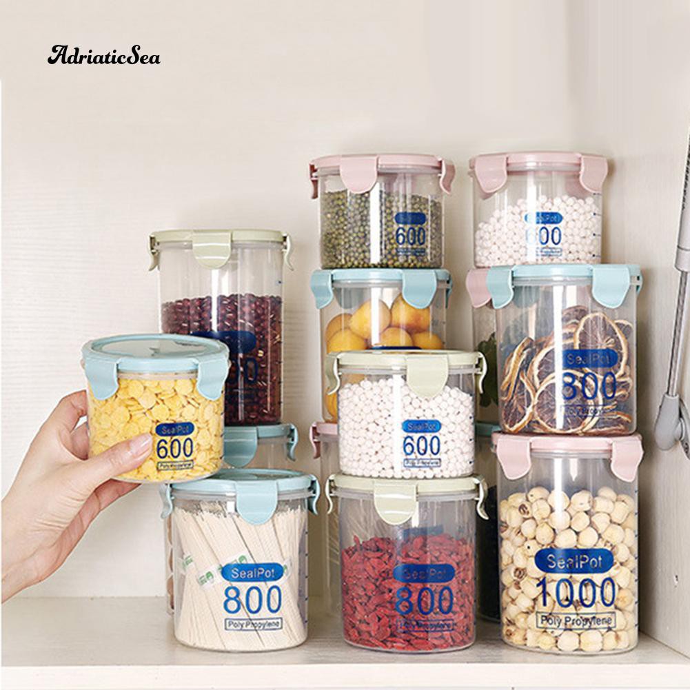 Hủ đựng thực phẩm trong suốt tiện lợi và bền cho nhà bếp | BigBuy360 - bigbuy360.vn