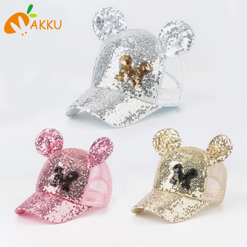 Mũ Trẻ Em Bé Trai Bé Gái Mũ mickey Sáng Bóng Akkku